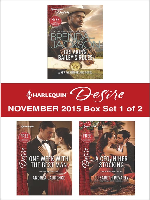 Title details for Harlequin Desire November 2015, Box Set 1 of 2 by Brenda Jackson - Available